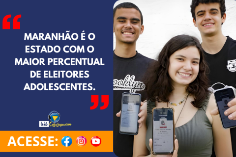 Maranhão é o estado com o maior percentual de eleitores adolescentes