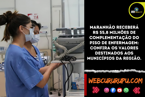 Maranhão Receberá R$ 55,8 Milhões de Complementação do Piso de Enfermagem: Confira os Valores Destinados aos Municípios da Região.